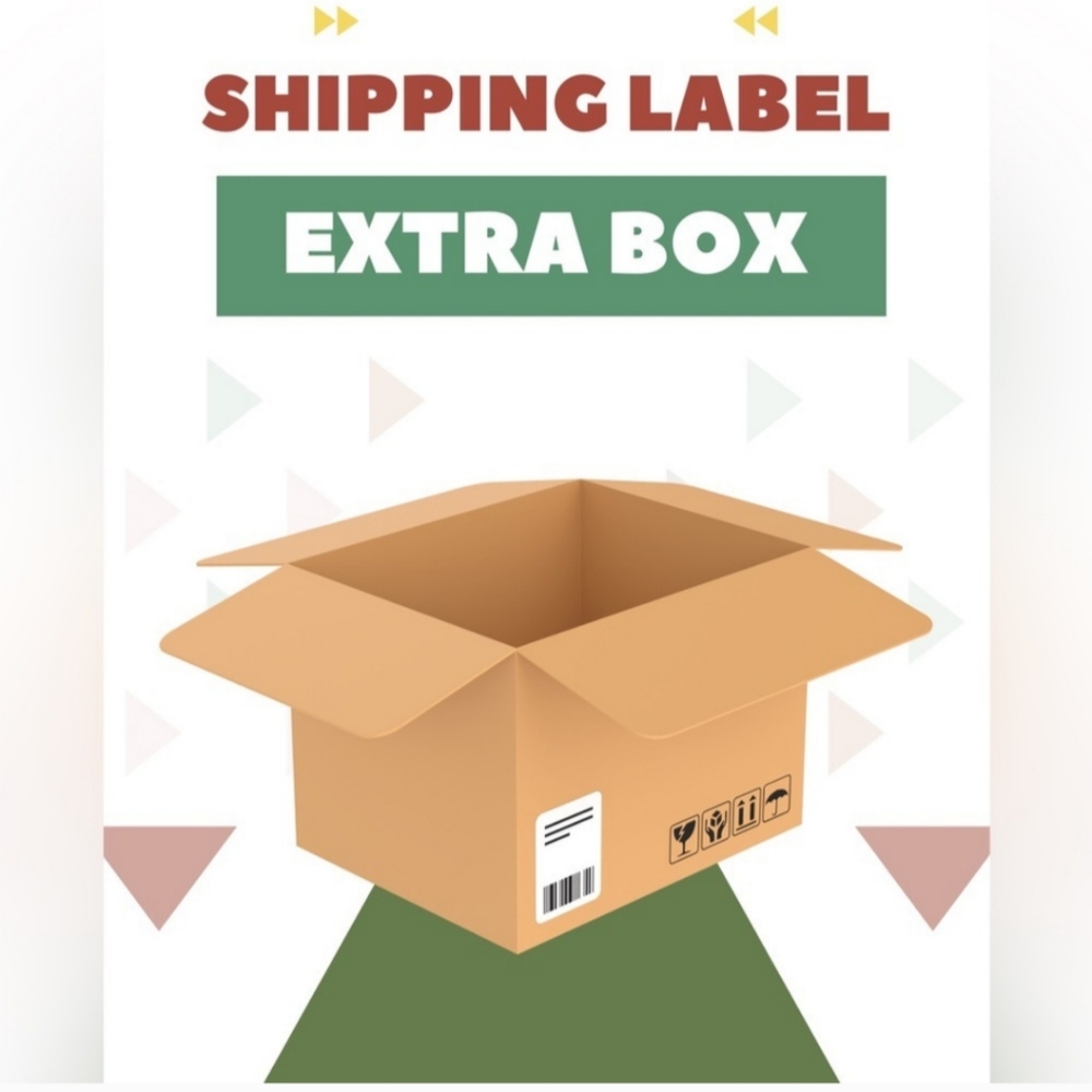 Extra shipping label.